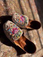 Zari Bloom Loafer-Style Embroidered Leather Jutti - Image 4