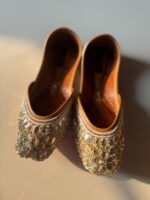 Noor Gold Hand-Embellished Bridal Jutti